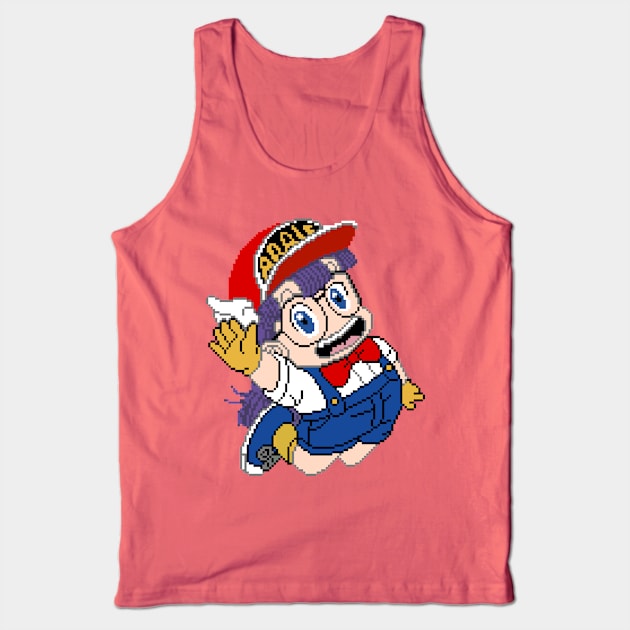 Arale - Dr. Slump Tank Top by taguzga